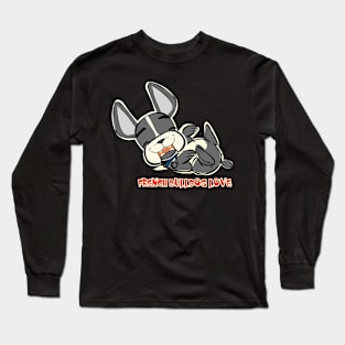 French Bulldog "Tickle my tummy!" Long Sleeve T-Shirt